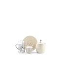 Tea And Coffee Set 19pcs From Diwan -  Pearl