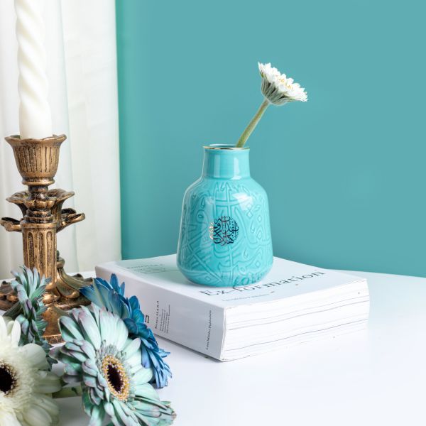 Flower Vase From Zuwar - Blue