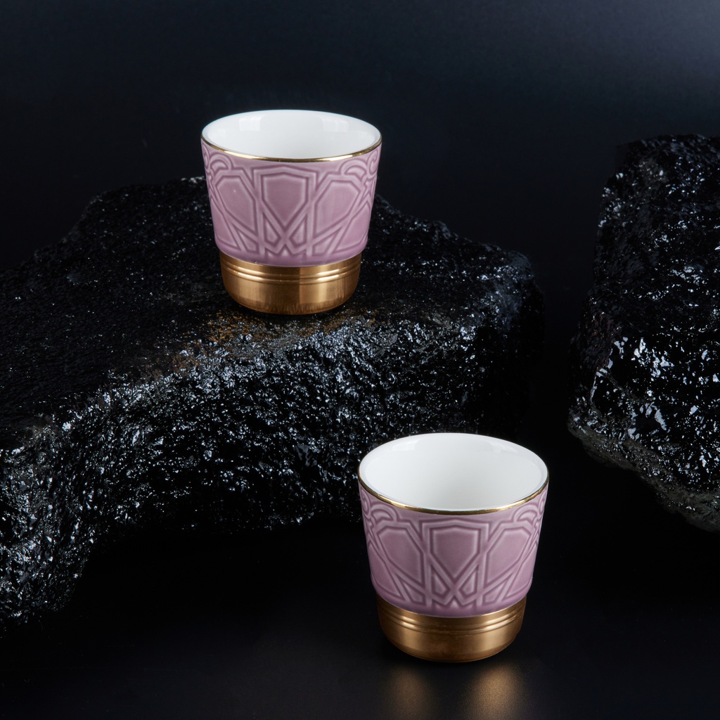 Espresso Set Of Two Cups From Majlis - Purple