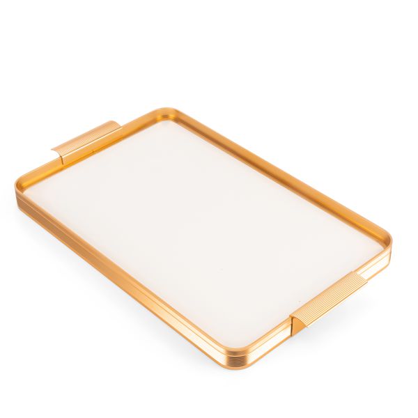 Serving Tray From Lilac - White