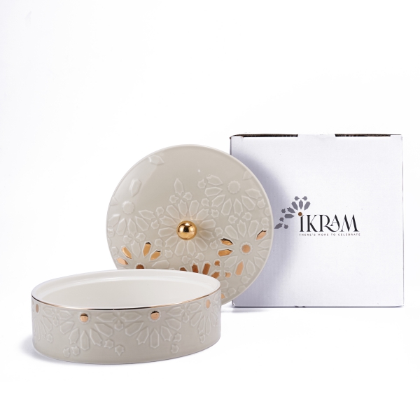 Beige - Date Bowl From Ikram