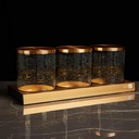 Luxury Canister Set 4Pcs From Joud - Gold