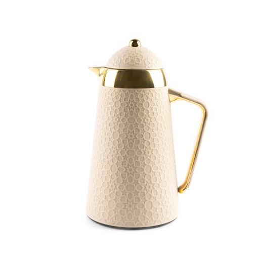 [KP1028] Vacuum Flask For Tea And Coffee From Crown - Beige