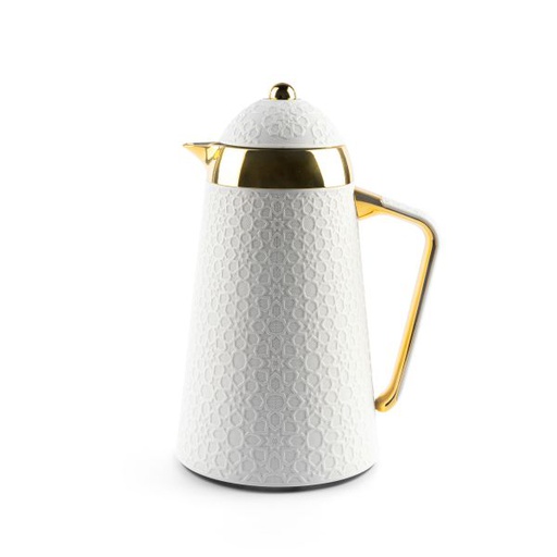 [KP1030] Vacuum Flask For Tea And Coffee From Crown - Gold and Beige