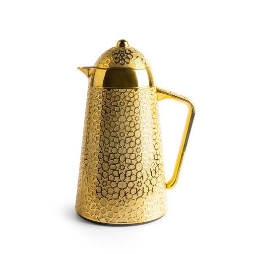 [KP1036] Vacuum Flask For Tea And Coffee From Crown - Gold