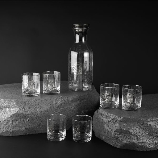 [GC1034] Luxury Water Glass Set With Jug