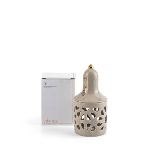 [ET2233] Small Electronic Candle From Nour - Beige
