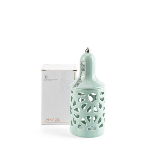 [ET2240] Medium Electronic Candle From Nour - Blue