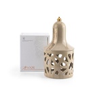 Large Electronic Candle From Nour - Beige