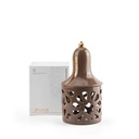 Large Electronic Candle From Nour - Brown