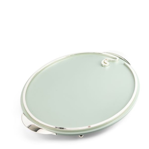 [HJ1131] Luxury Serving Tray From Nour - Blue