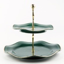 Green - Cake Stand From Waves