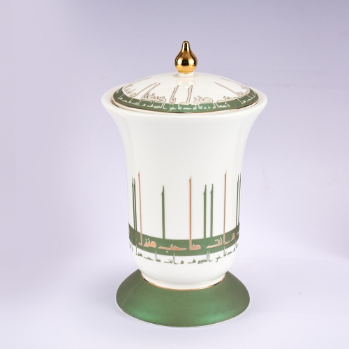 [GY1229] Green - Incense Burners From Kufi