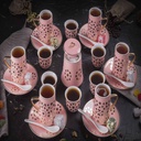 Pink - Tea Glass And Coffee Sets From Rihani Collection
