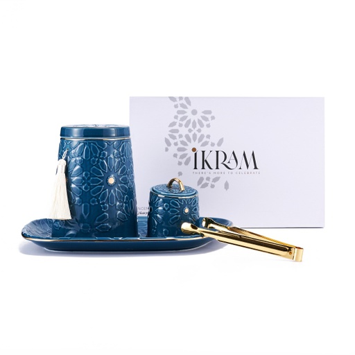 [ET1502] Blue - Incense Burners From Ikram