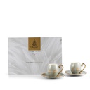 Porcelain  Tea Set 12Pcs From Hera - Grey